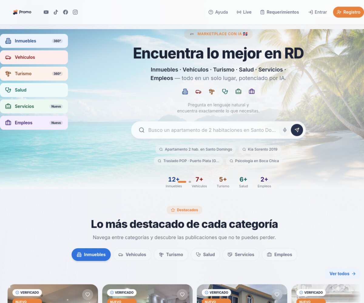 PROMO APP — Marketplace con IA